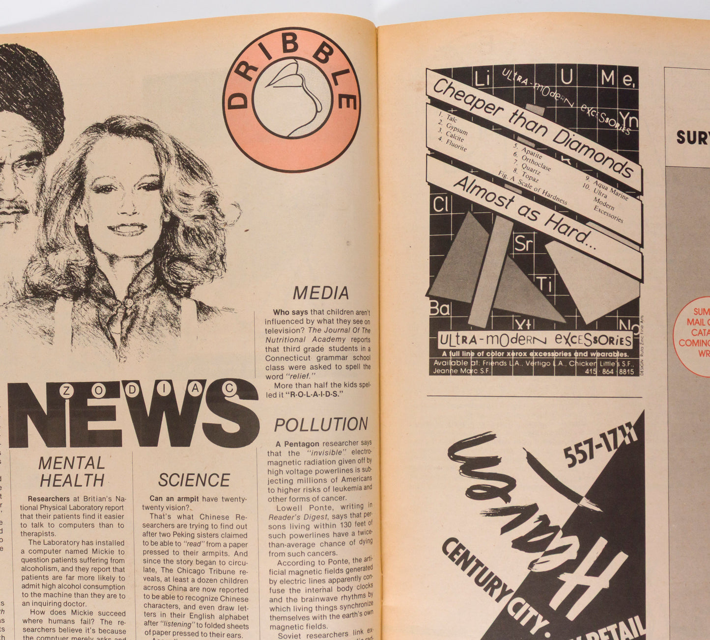 Mick Jagger Captain Beefheart Wet magazine Travel Issue May 1980