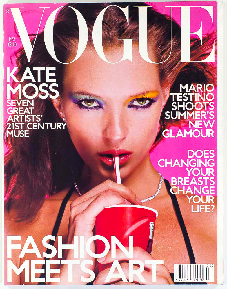 Kate Moss TRACEY EMIN Ana Claudia VOGUE MAGAZINE May 2000 Art