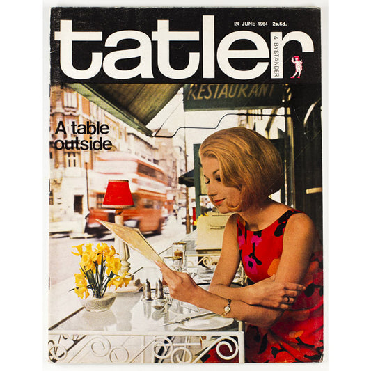Maggie Smith GRACE CODDINGTON Hugh Casson BIBA RADA Tatler June 1964 magazine