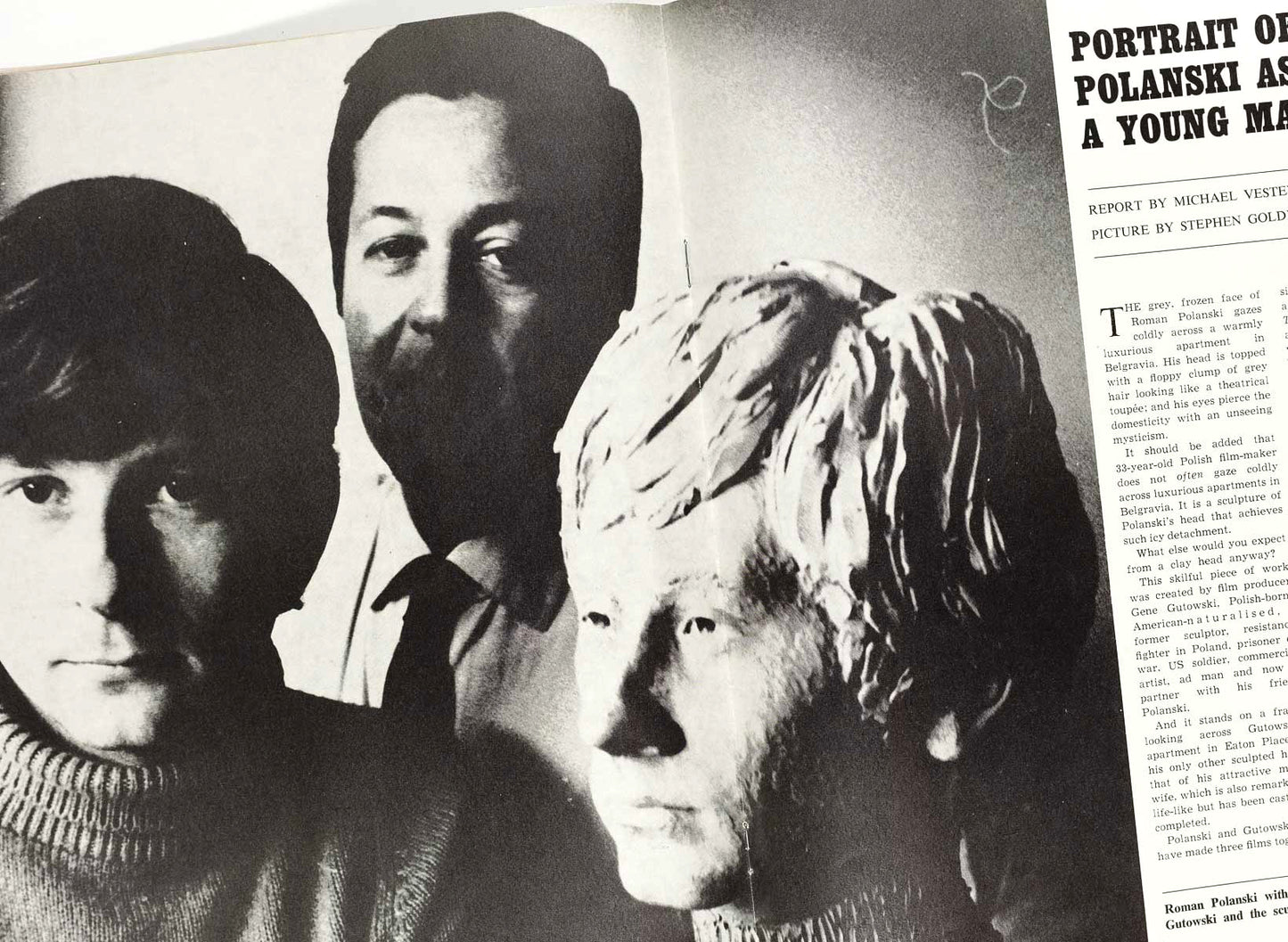 Stephen Goldblatt BRIDGET RILEY Picasso ROMAN POLANSKI LONDON LOOK Magazine