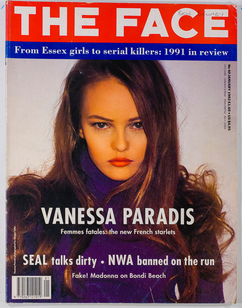 VANESSA PARADIS Madonna NWA Jeurgen Teller THE FACE January 1992