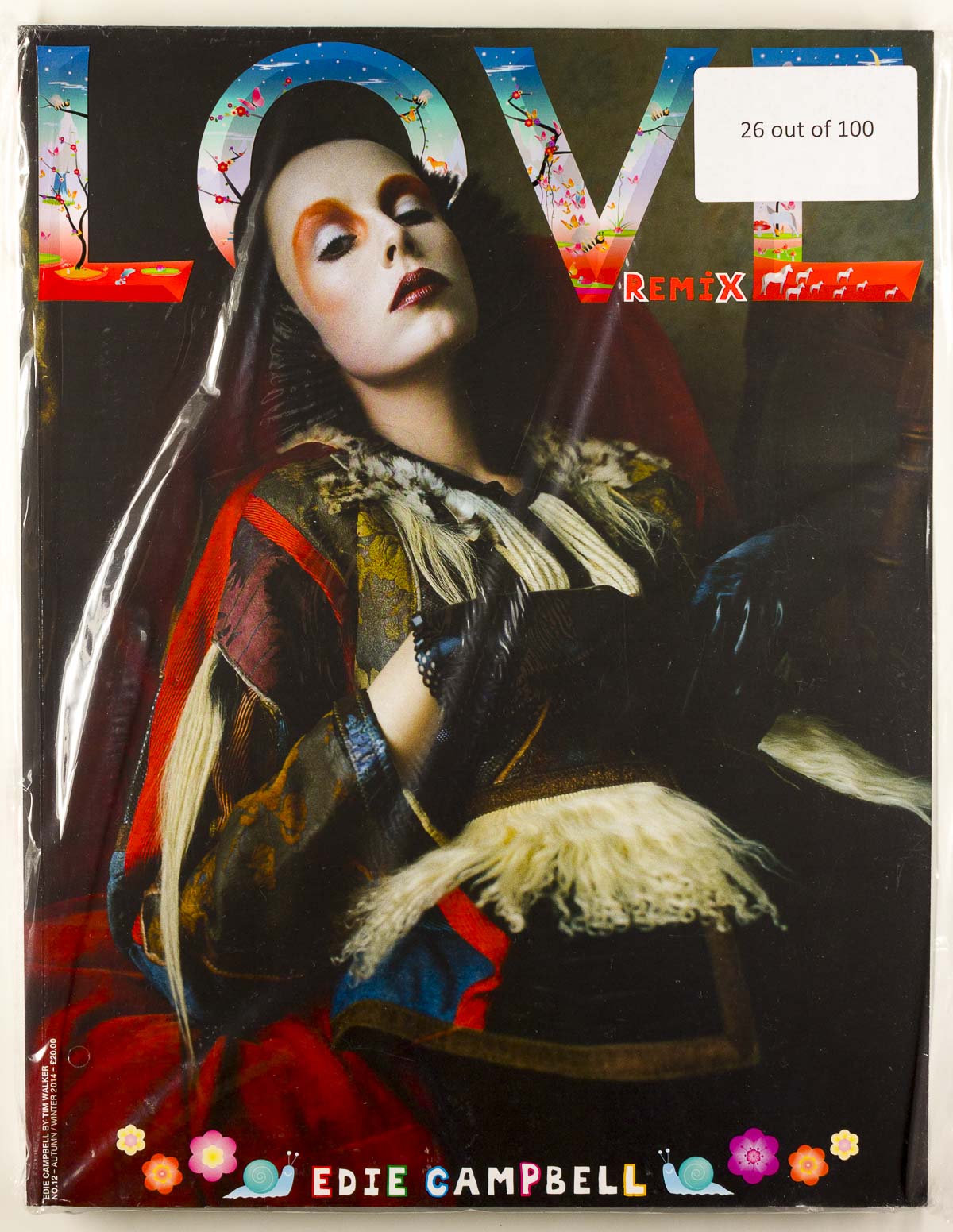 EDIE CAMPBELL LOVE REMIX MAGAZINE #12 2014 BookMarc MARC JACOBS Ltd 26 of 100