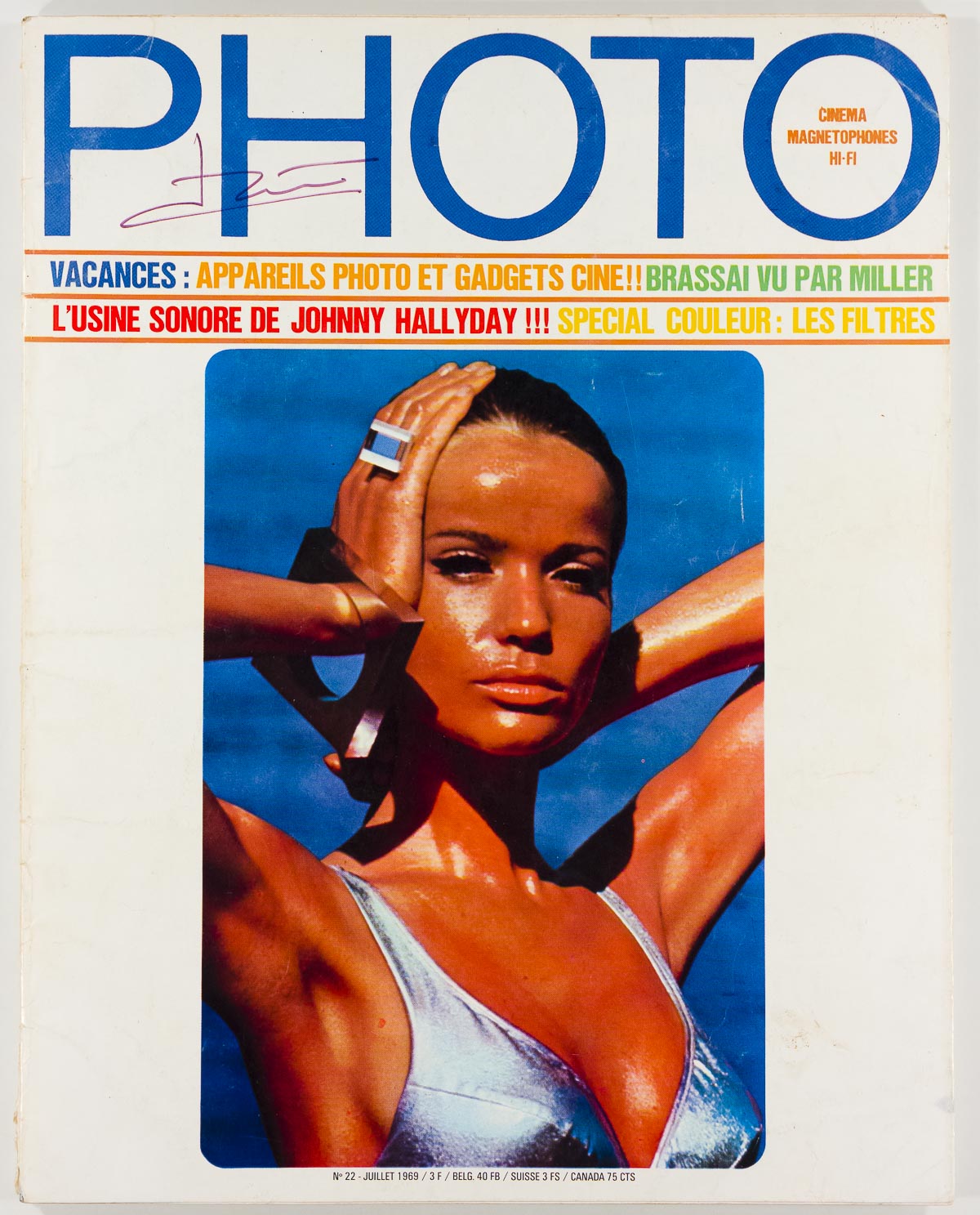 VERUSCHKA Brassai Miller JOHNNY HALLYDAY PHOTO MAGAZINE July 1969