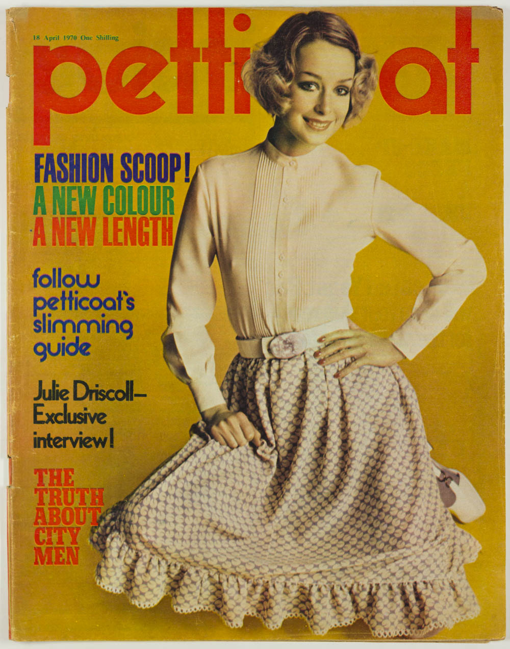 JULIE DRISCOLL Led Zeppelin BIBA Lulu PETTTICOAT magazine April 1970