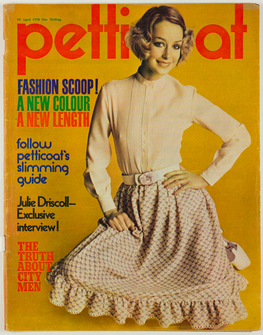 JULIE DRISCOLL Led Zeppelin BIBA Lulu PETTTICOAT magazine April 1970