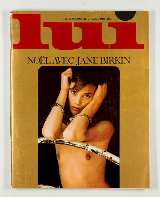 Xmas with JANE BIRKIN by SERGE GAINSBOURG x LUI magazine 1974 December