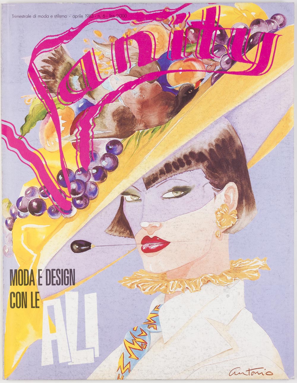 VANITY MAGAZINE Full set 1982 1989 Antonio Lopez BASQUIAT Mugler CdG