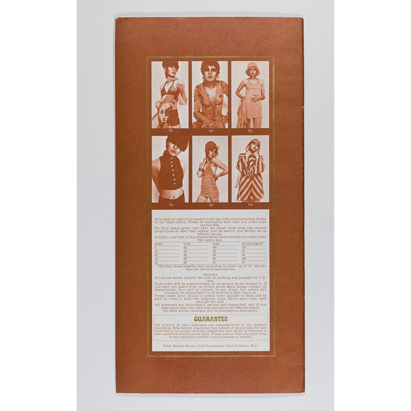 BIBA Barbara Hulanicki HARRI PECCINOTTI Catalogue 1969