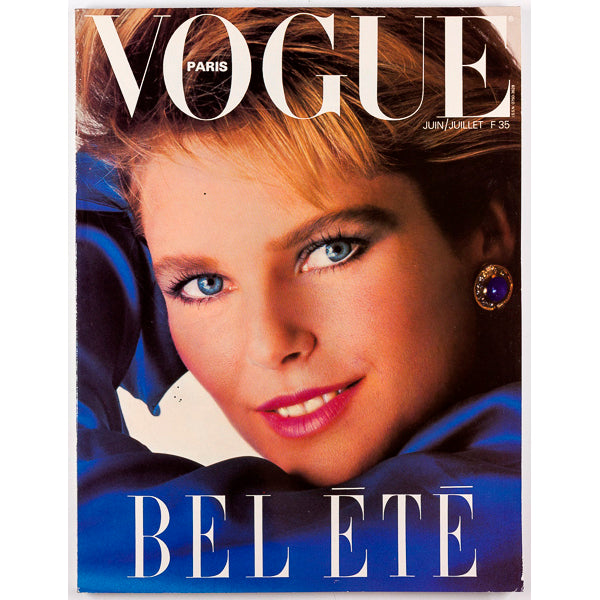 CHRISTIE BRINKLEY Bert Stern PARIS VOGUE June July 1983