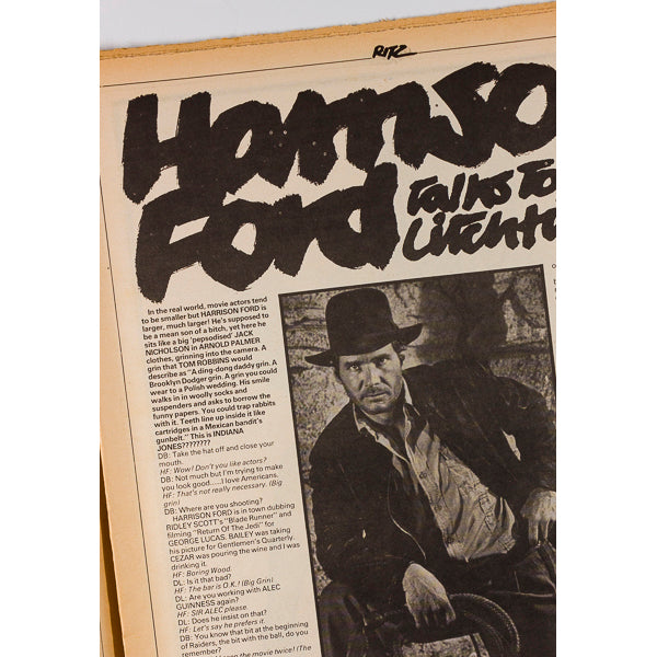 Harrison Ford Marie Helvin Steve Strange RITZ Magazine No 61 1982