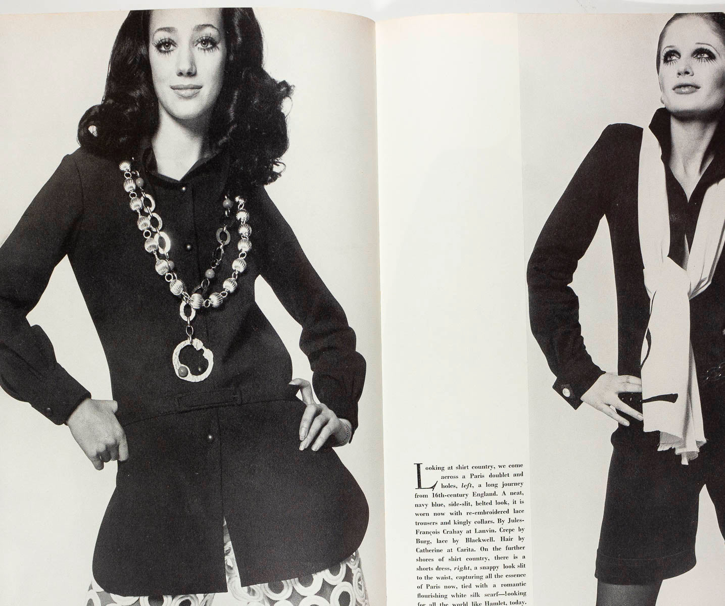 Annabella Pearson-Gee HELMUT NEWTON Ossie Clark VOGUE March 1st 1968