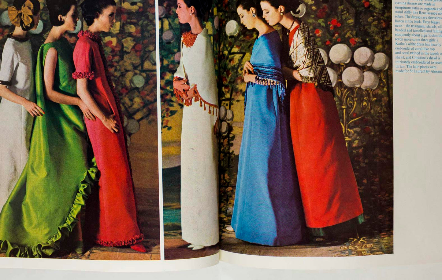 Triplets PARIS COLLECTIONS Norman Parkinson QUEEN MAGAZINE 26 Feb 1964
