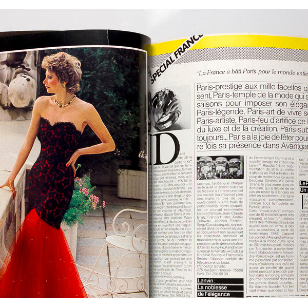 CONCORDE Jackie Collins Elton John Avantgarde magazine #25 Winter 1984