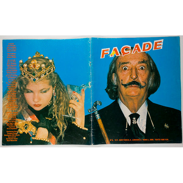 Salvador Dali EVA IONESCO Amanda Lear Helmut FACADE magazine No.6