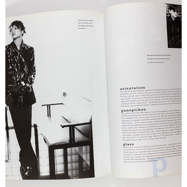EMPORIO ARMANI lookbook magazine 1997 Perry Ogden DAVID CARSON Dah Len