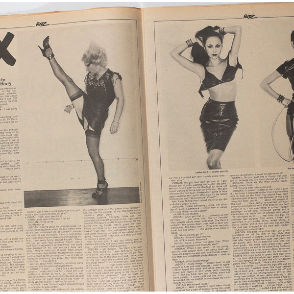 Seditionaires Vivienne Westwood Jordan Charlotte Rampling RITZ Magazine No 1 1976