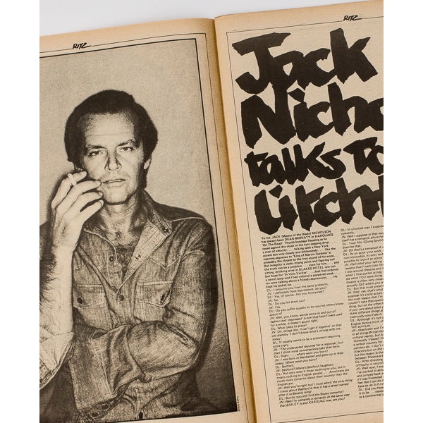 Terence Stamp JACK NICHOLSON Tim Curry EARTHA KITT Ritz magazine 22