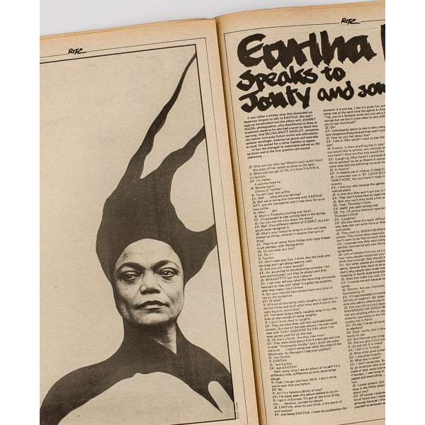 Terence Stamp JACK NICHOLSON Tim Curry EARTHA KITT Ritz magazine 22