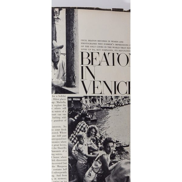 Queen magazine BOB PEAK Terence Donovan CECIL BEATON September 1962