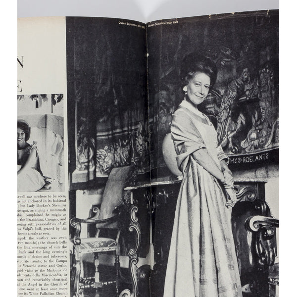 Queen magazine BOB PEAK Terence Donovan CECIL BEATON September 1962