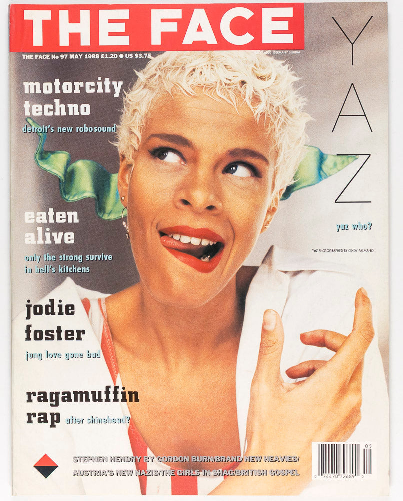 YAZZ Yasmin Evans JODIE FOSTER Stephen Hendry CINDY PALMANO The Face MAY 1988