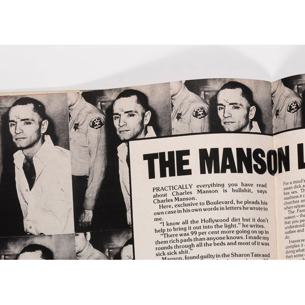 CHARLES MANSON Wasp GRETA GARBO Boulevard Magazine No 4 1979