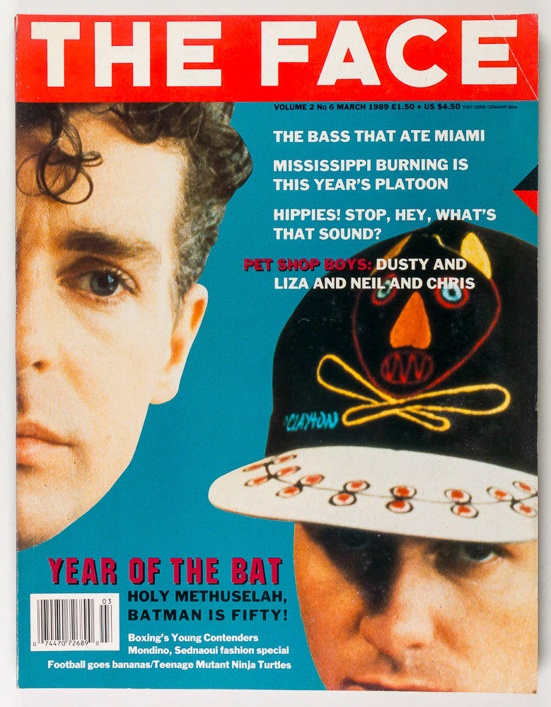 PET SHOP BOYS Mondino TEENAGE MUTANT NINJA TURTLES The Face MARCH 1989