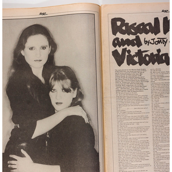 Anjelica Huston Billy Connolly Terry O'Neill Lorraine Chase RITZ Magazine No 27 1979