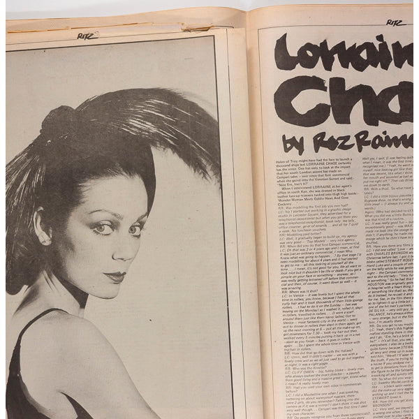 Anjelica Huston Billy Connolly Terry O'Neill Lorraine Chase RITZ Magazine No 27 1979