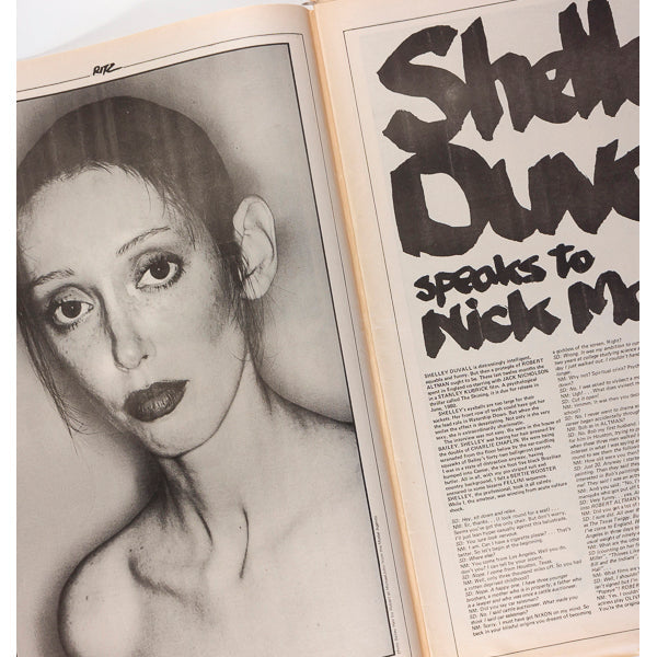 Shelley Duvall Anita Loos Fashion Weeks Winter 1979 RITZ Magazine No 29