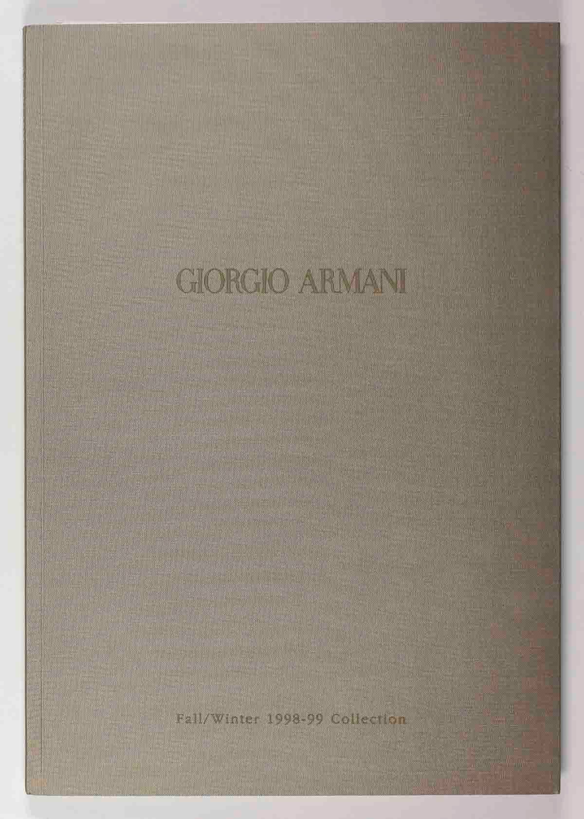 GIORGIO ARMANI lookbook catalog FALL WINTER 1998 Aldo Fallai ROVERSI