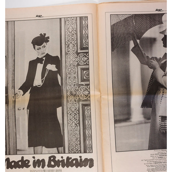 Meryl Streep Clive James Laura Ashley London Catwalk RITZ Magazine No 41 1980