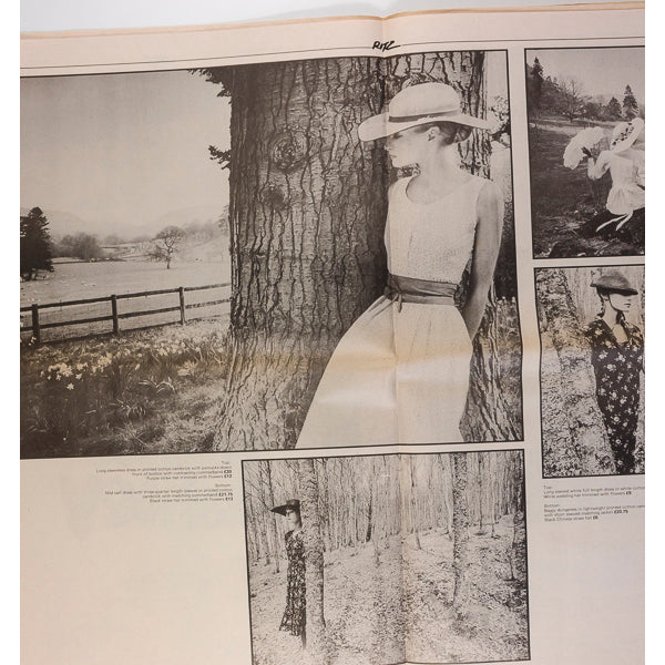 Meryl Streep Clive James Laura Ashley London Catwalk RITZ Magazine No 41 1980