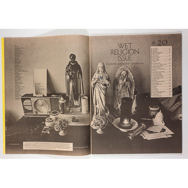 Ricci Martin Pink Zorro collage Wet magazine September 1979 Religious