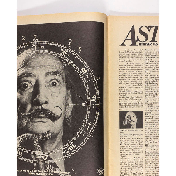Salvador Dali EVA IONESCO Amanda Lear Helmut FACADE magazine No.6