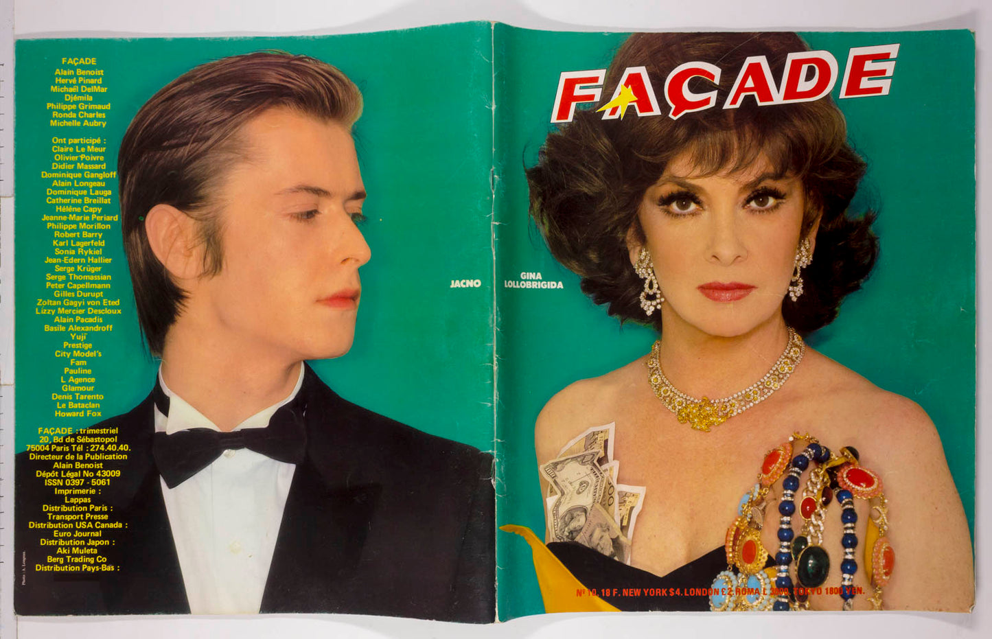Gina Lollobrigida KARL LAGERFELD Pierre et Gilles FACADE magazine # 10