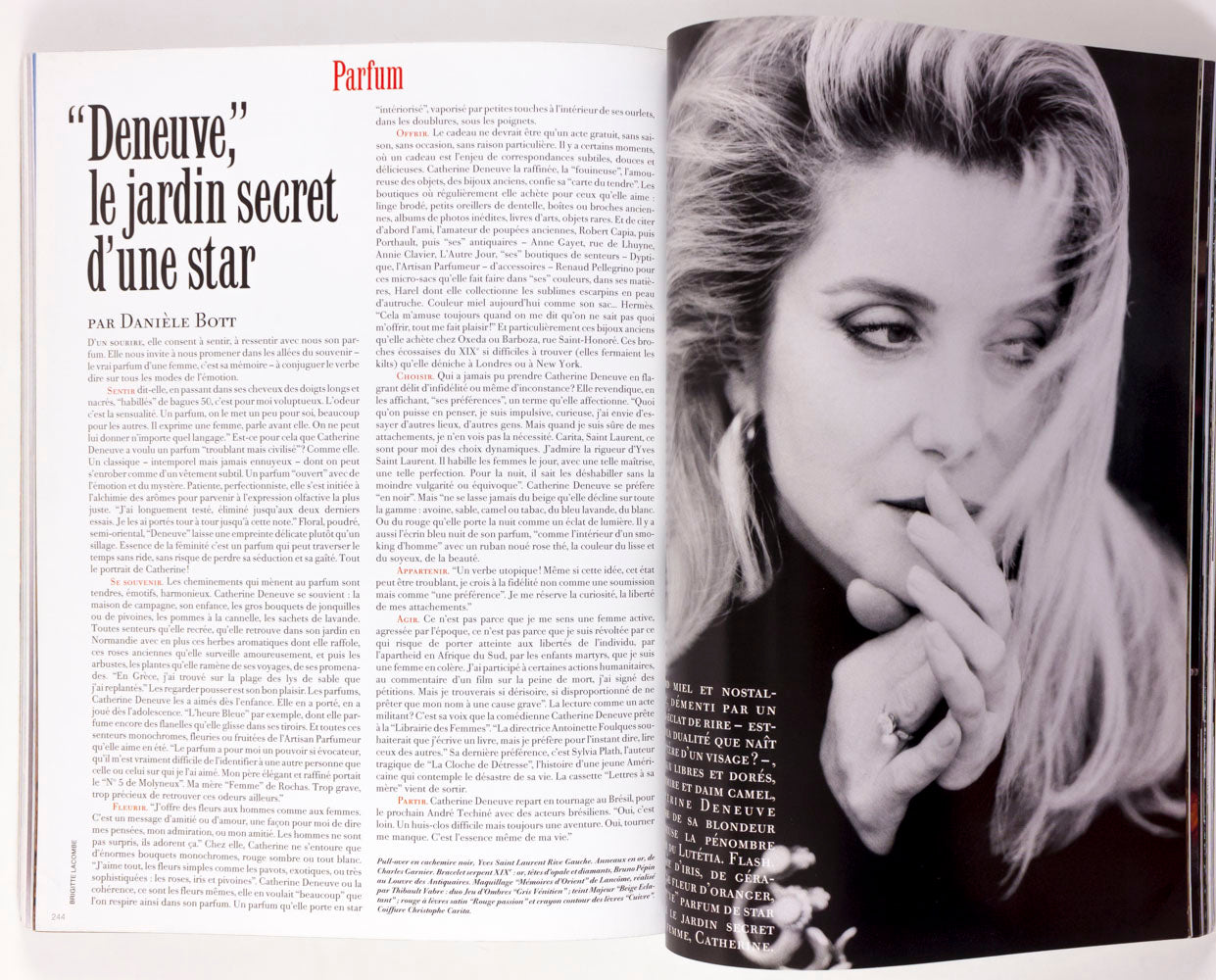 VOGUE par ROSTROPOVICH Linda Evangelista PAULINA PORIZKOVA Dec 1989