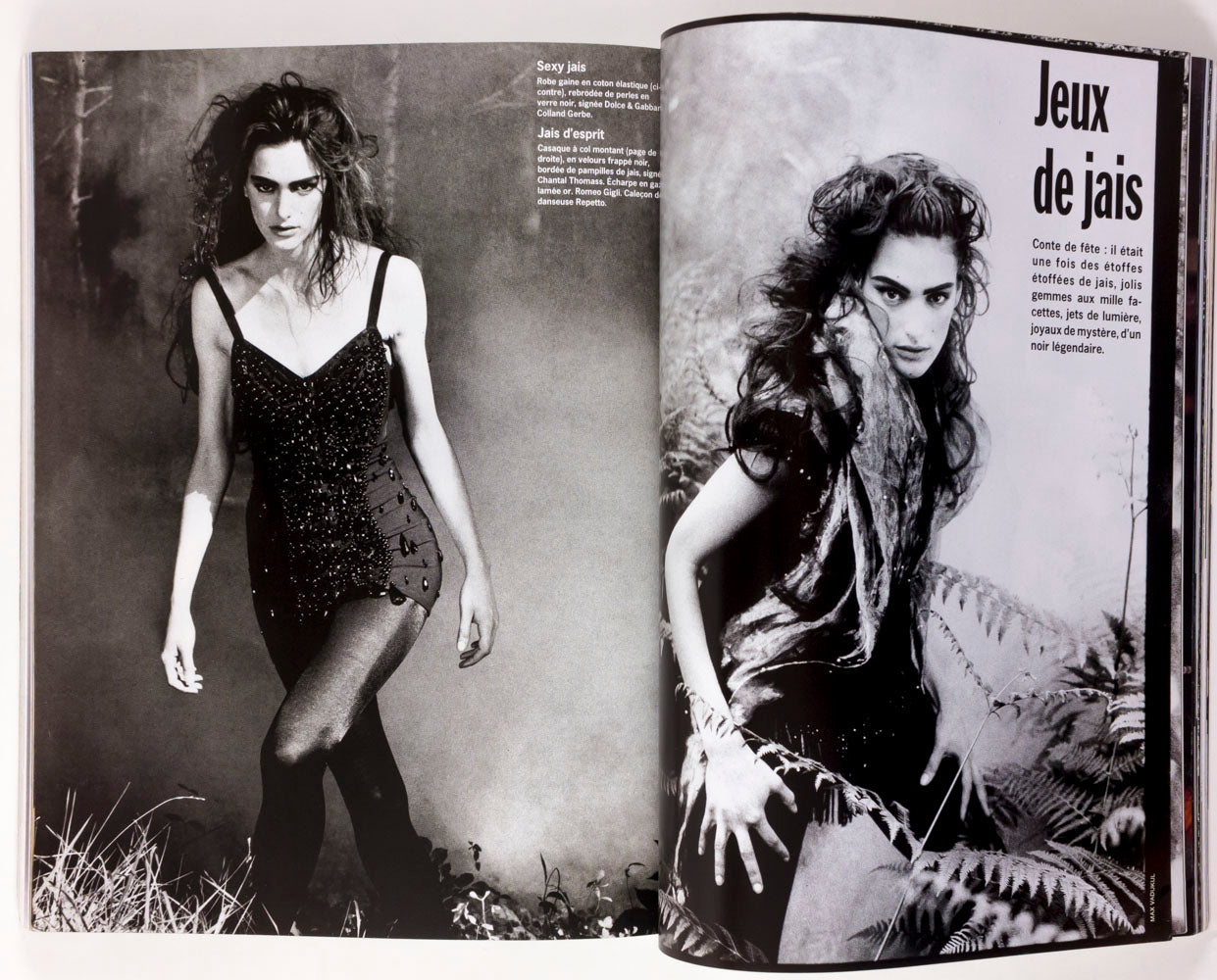 VOGUE par ROSTROPOVICH Linda Evangelista PAULINA PORIZKOVA Dec 1989