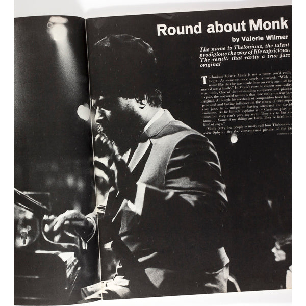 SCILLA GABEL Jackie Stewart THELONIOUS MONK KING magazine 1960's