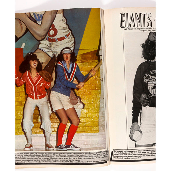 Honey Magazine Mott The Hoople Varsity Sportswear UK March 1974