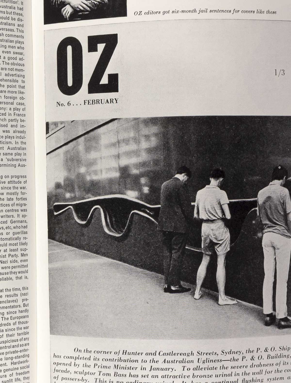 EDINA RONAY Ken Sequin STANLEY ELLIN Oz magazine trial TOWN April 1966