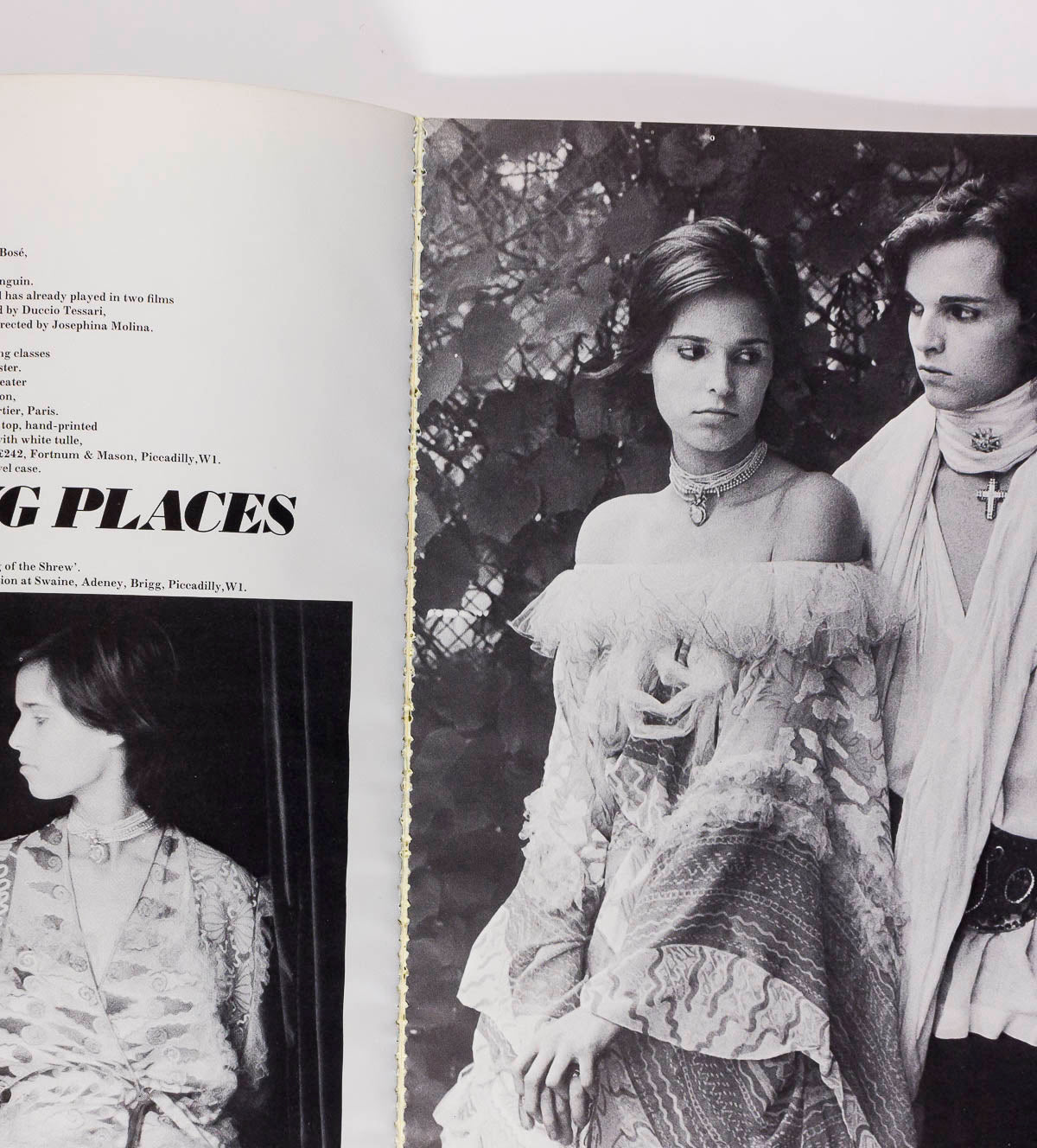 JAN WARD Brian Duffy WALTER ALBINI Lucia Miguel Bose HOLLY PALANCE Harpers Queen
