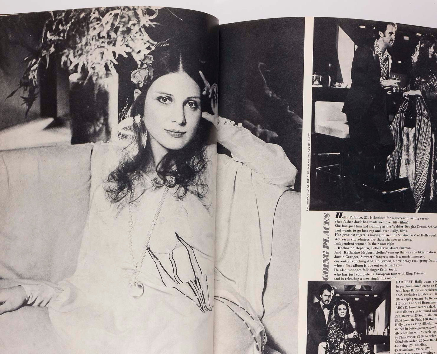 JAN WARD Brian Duffy WALTER ALBINI Lucia Miguel Bose HOLLY PALANCE Harpers Queen