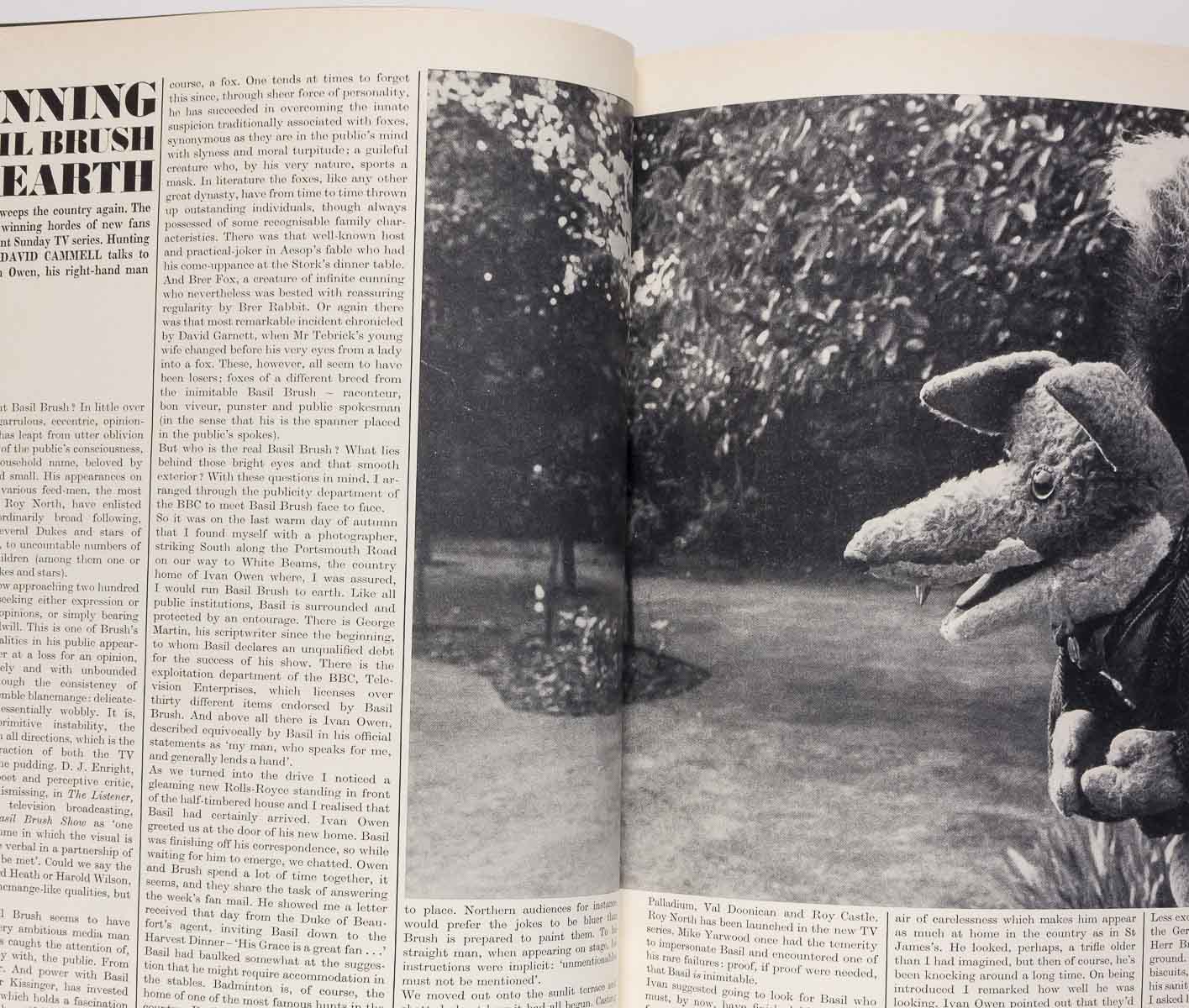 JAN WARD Brian Duffy WALTER ALBINI Lucia Miguel Bose HOLLY PALANCE Harpers Queen