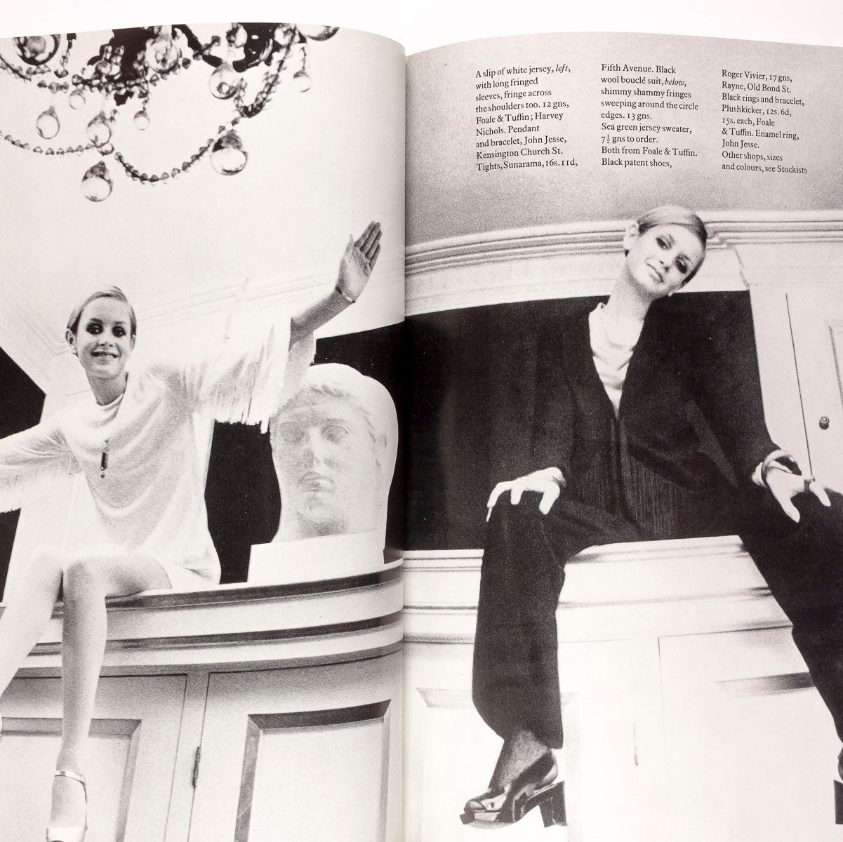 Michael Crawford NORMAN PARKINSON Charlotte Rampling TWIGGY Biba VIONNET ~ VOGUE
