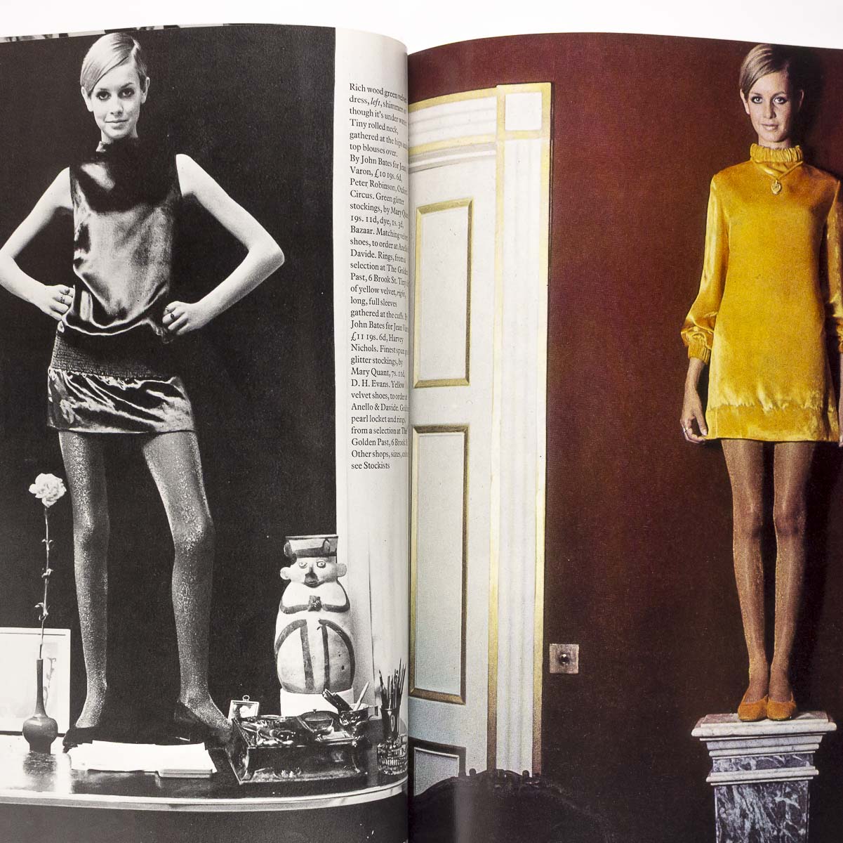 Michael Crawford NORMAN PARKINSON Charlotte Rampling TWIGGY Biba VIONNET ~ VOGUE