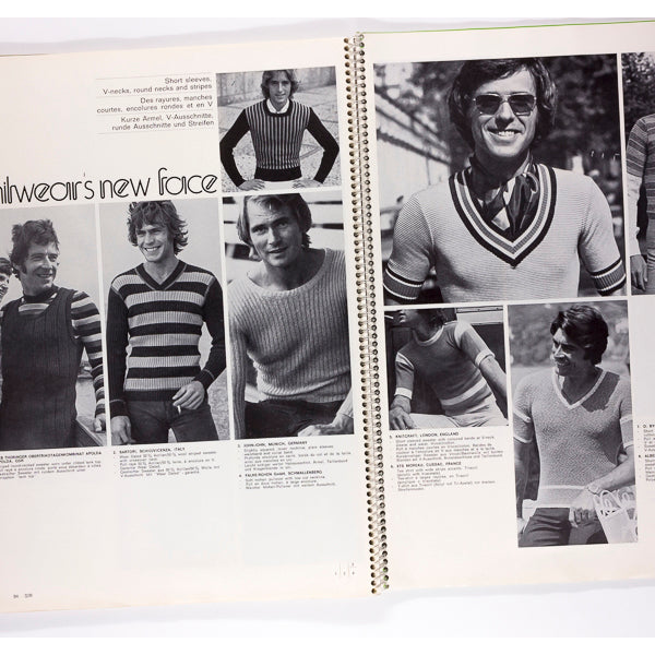 Sir magazine RENE GRUAU Men's International Fashion Journal 1972 No. 4