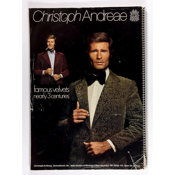Sir magazine RENE GRUAU Men's International Fashion Journal 1972 No. 4