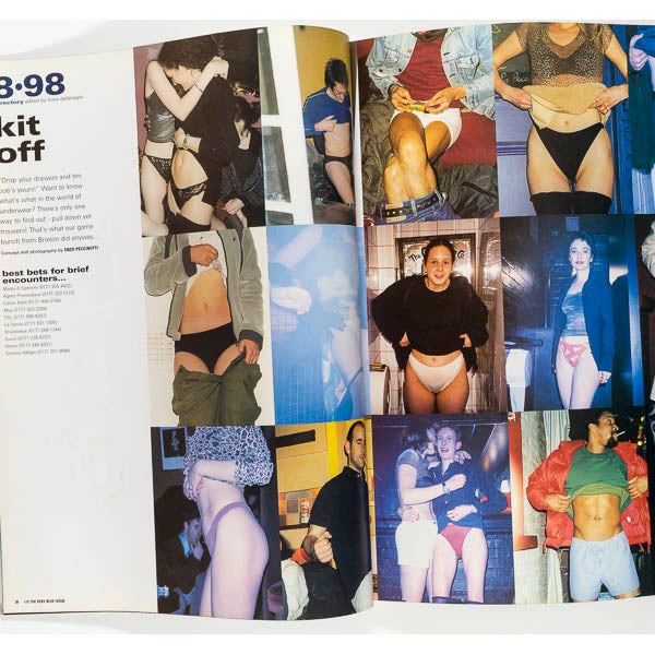 Erin O'Connor Juergen Teller Chloe Sevigny BLUE i-D Magazine Aug 1998