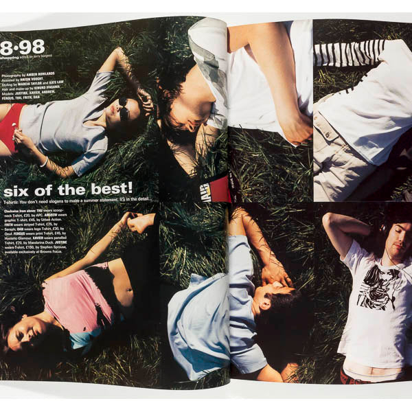 Erin O'Connor Juergen Teller Chloe Sevigny BLUE i-D Magazine Aug 1998